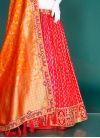 Intriguing Engagement Art Banarasi Silk Designer Lehenga Choli - 3